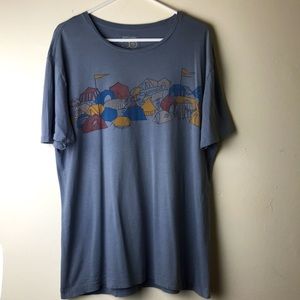 Penguin vintage 55 original bluish gray t-shirt Sz 2XL